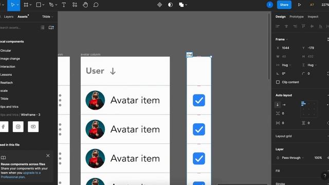 Complete Guide to Creating Dynamic Table Components on Figma смотреть онлайн