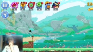 Играем в Angry Birds. Новая игра на канале