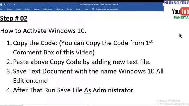 Windows 10 Activation All Edition How to Activate Windows 10 Urdu English смотреть онлайн