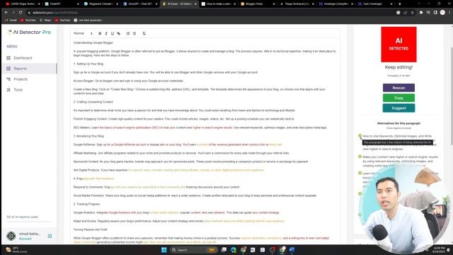 Start Blogging & Earn $10000 /month Money Online. Write AI Free Blog with ChatGPT & AI Detector Pro смотреть онлайн
