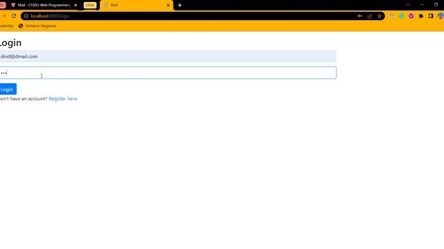 CS50's Web Programming with Python and JavaScript - project 3 - mail смотреть онлайн