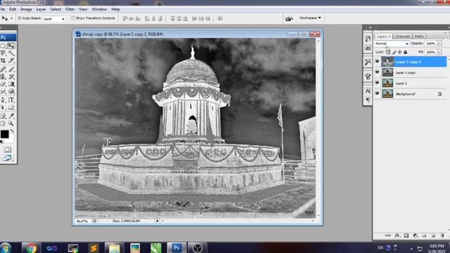 How to create Sketch Image in Photoshop.. смотреть онлайн