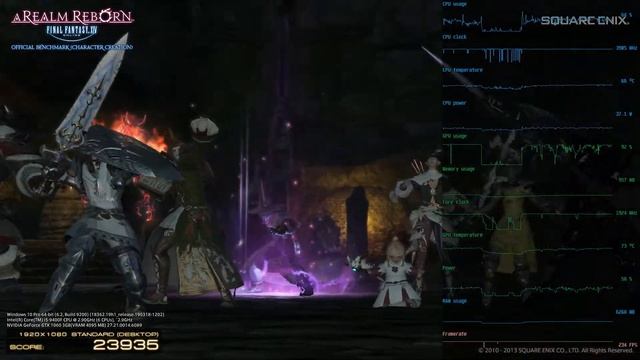 FINAL FANTASY XIV A Realm Reborn Benchmark With Intel Core i5 9400f and GeForce GTX 1060 3GB смотреть онлайн