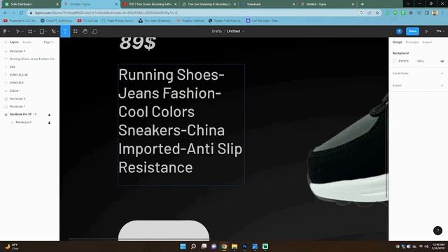 Banner design in figma | Banner designs | How to design shoes banner смотреть онлайн
