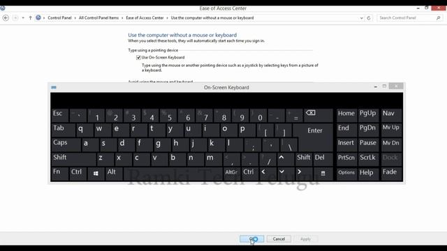 Onscreen Keyboard || Enable or Disable in Windows 8.1 || Windows 8 1 Tutorial смотреть онлайн