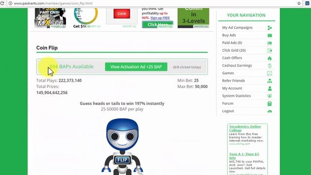 How To Win Coin Flip And Compound Boxes Game In Paidverts смотреть онлайн