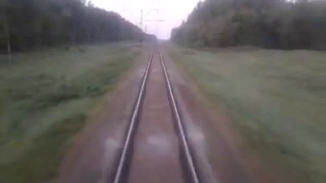 Перегон Мшанка - Лужковская, участок Мшанка - о.п. Катино смотреть онлайн