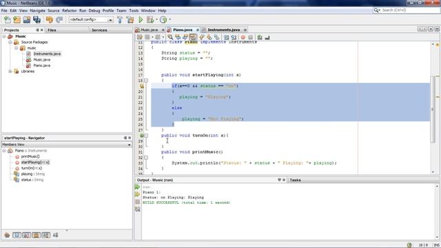 Java Tutorial 2.3: Object Oriented Programming Concepts in JDK 7 смотреть онлайн