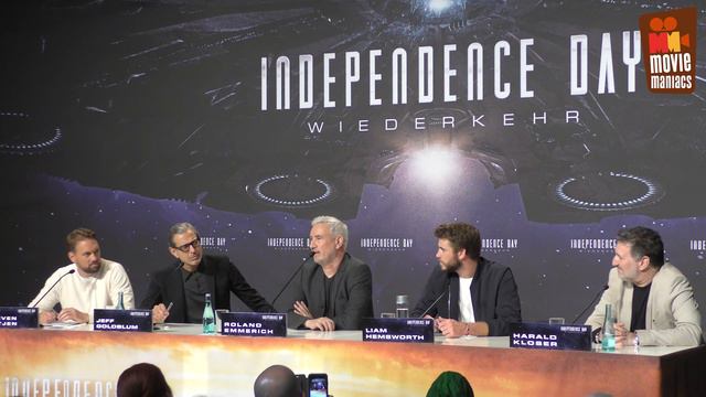 Independence Day 2 - full press conference Berlin (2016) Liam Hemsworth Jeff Goldblum смотреть онлайн