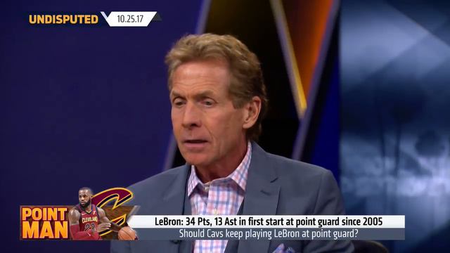 LeBron James scores 34 points as Cavaliers PG - Should Cleveland keep him there? | UNDISPUTED смотреть онлайн