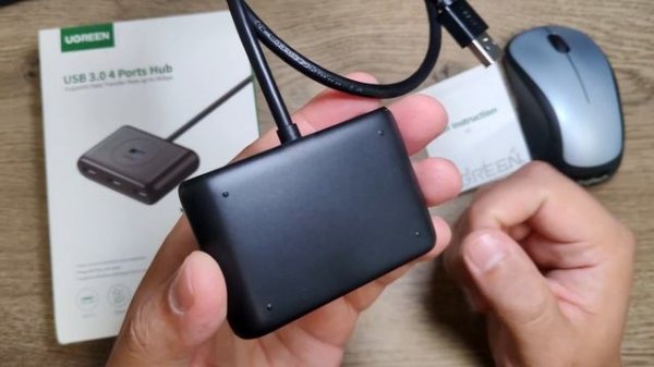 Обзор и тест USB 3.0 концентратора Ugreen USB Hub ► мощный ХАБ!
