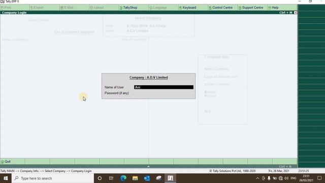 AUDIT TRAIL IN TALLY.ERP9 ? 9212120445 смотреть онлайн
