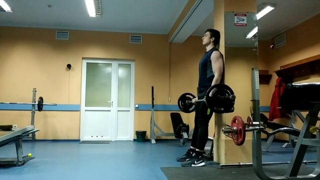 Строгий подъем на бицепс стоя с прямым грифом 45×10! 16.12.2019! смотреть онлайн