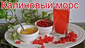 Рецепты из калины - как приготовить ягоды пошаговый рецепт - Калиновый морс за 30 минут