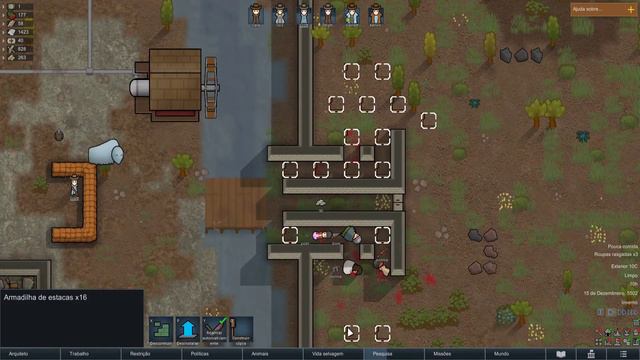 Nova oficina e muito mais - RimWorld 15 - Gameplay PT-BR смотреть онлайн