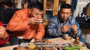 Mighty Unique Sheep Tripe BBQ for Mighty Mongolian Wrestlers! Mukbang Nomads! | Eat Like Mongols