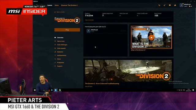 Taking on The Division 2 with GTX 1660 GAMING X смотреть онлайн