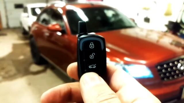 2007 Infiniti FX45 with Compustar G9 3000' 2-way LED Remote Start смотреть онлайн