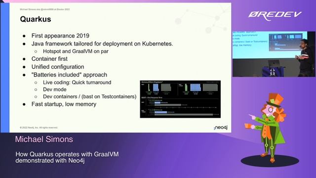 Michael Simons – How Quarkus operates with GraalVM demonstrated with Neo4j | Øredev 2022 смотреть онлайн