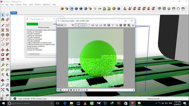 Sketch UP vray : # Basic create material " plastic" смотреть онлайн