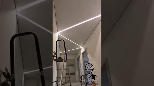 натяжные потолки со световыми линиями #потолки #натяжныепотолки #ремонт смотреть онлайн