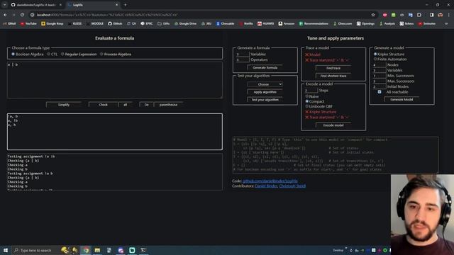 How to solve a formula in LogiVis or get all models смотреть онлайн