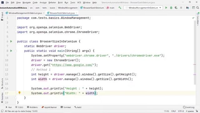 Browser Size In Selenium || Part 1 смотреть онлайн