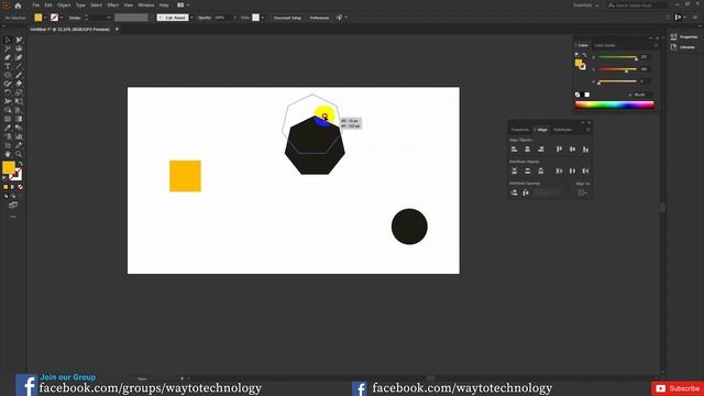 How to Align & Distribute Objects in illustrator | Alignment | Illustrator Part-5 | Bangla Tutorial смотреть онлайн