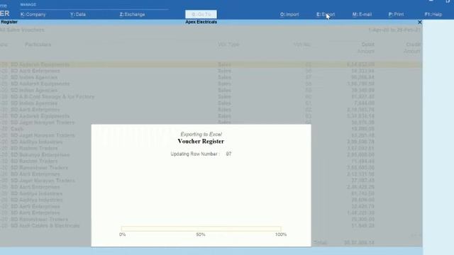 Sales Register Export in Excel Pivot Table смотреть онлайн