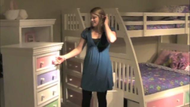Ligo Twin Over Full Color Bunk Bed смотреть онлайн