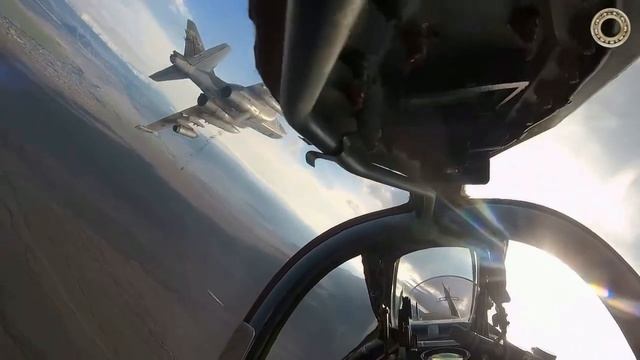 Работа "Летающих танков" Су-25 смотреть онлайн