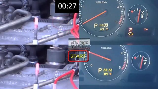 Diesel cold start, glow plug preheat, multiple vs continuous. Запуск дизеля в мороз, прогрев свече смотреть онлайн