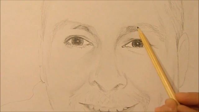 Портрет мужчины. Простой карандаш/ Portrait in simple pencil смотреть онлайн