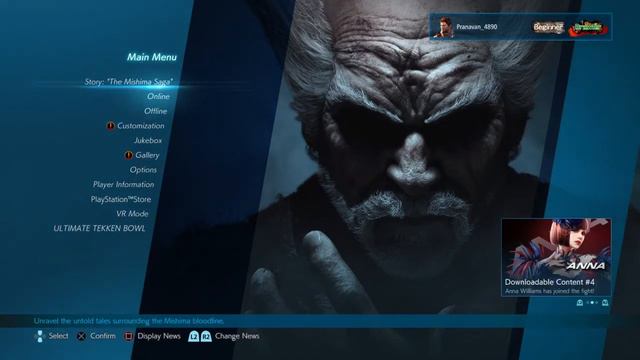 Tekken 7 Main Menu Theme Song in Season Pass 2 / after Patch Update 2.00 (Repeated and Extended) смотреть онлайн