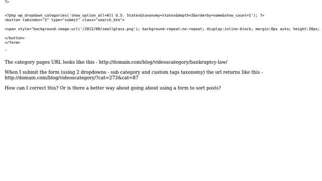Wordpress: Filter/Sort Post Form On Taxonomy page смотреть онлайн