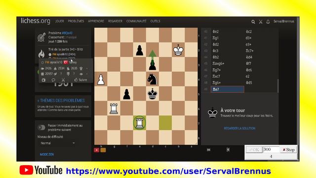 Échecs (problèmes) #01.1 - Live 31-08-22 смотреть онлайн