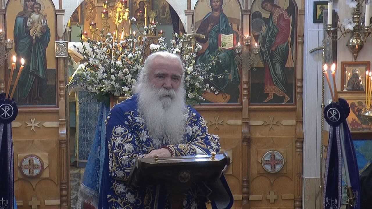 Благовещение Пресвятой Богородицы. Проповедь после чтения Евангелия 07_04,23 смотреть онлайн