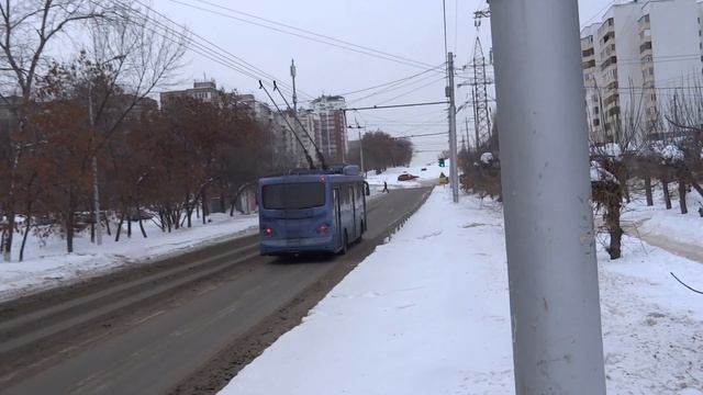 Г УФА 23 01 2023 Уфимский электротранспорт троллейбус рабкоров ул кувыкина\бакалинская RUSSIA TRAM смотреть онлайн