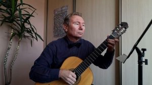 Борис Мокроусов. Сормовская лирическая (из к/ф «Большая семья») на гитаре. Обработка Олега Копенков