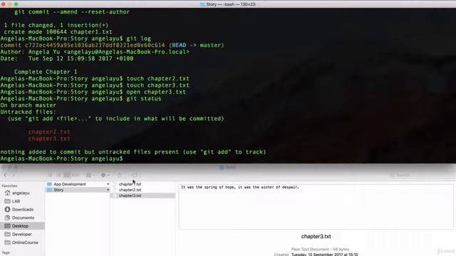 172 Version Control Using Git and the Command Line смотреть онлайн
