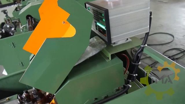 Холодновысадочный станок в полузащитном кожухе для производства винтов и саморезов серии RA-10S смотреть онлайн