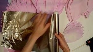 Интерьерный пион из фоамирана: видео мастер-класс