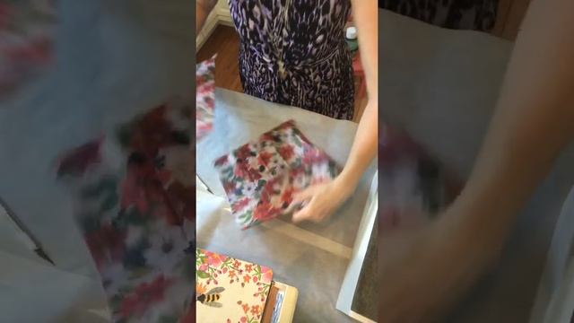 Dry iron. Mod Podge. Tissue paper смотреть онлайн