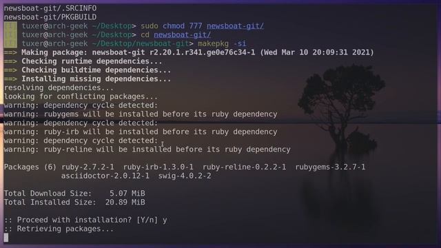 Instalar Paquetes Y Aplicaciónes De AUR Usando Git смотреть онлайн