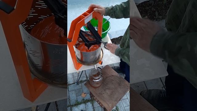 Домкратный пресс для сока 10л. смотреть онлайн
