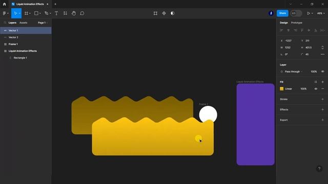 Liquid Loader Animation Effects in Figma смотреть онлайн