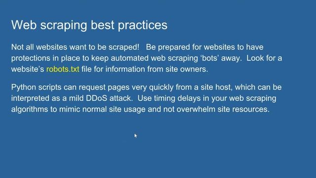 Introduction to Webscraping using Python 3 and Beautiful Soup смотреть онлайн