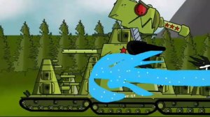 Кв-44(Gerand) против заражённого ратте (HomeAnimations) - мультики про танки