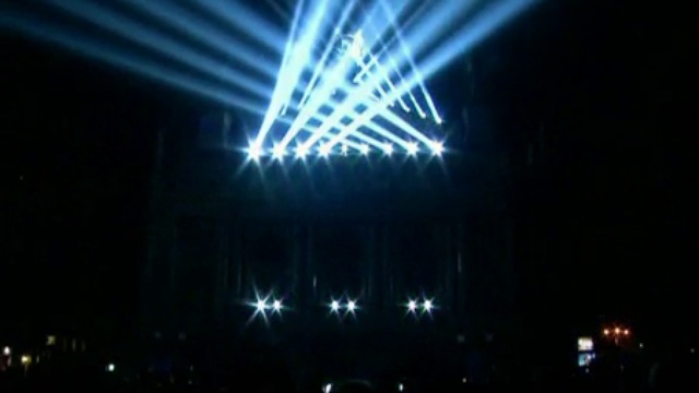 Лазерное шоу в честь 750-летия города Львова.Часть 2. смотреть онлайн