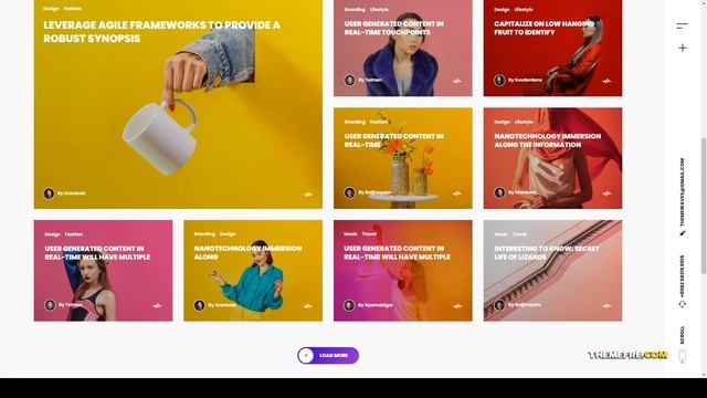 Gridx - Creative Blog WordPress Theme minimal 15 Easy Create Website смотреть онлайн